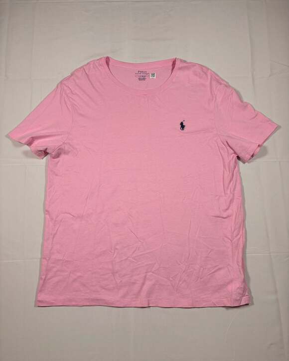 Polo Ralph Lauren Other - Polo Ralph Lauren Men's Pink Custom Slim Fit Jersey Crewneck T-Shirt Size L